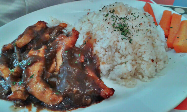 The Pan Fried Porkloin of Banapple, a restaurant in SM North