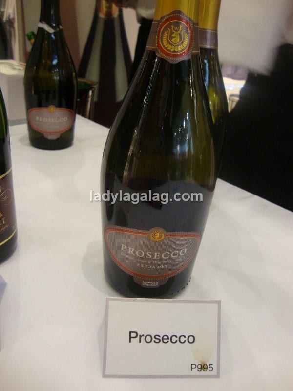 Wine in Marks & Spencer Prosecco