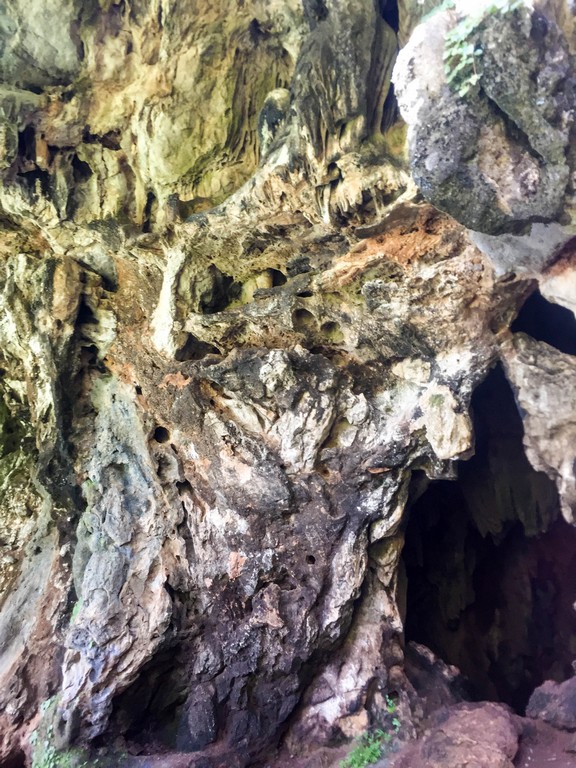 a cave in Kayangan Lake