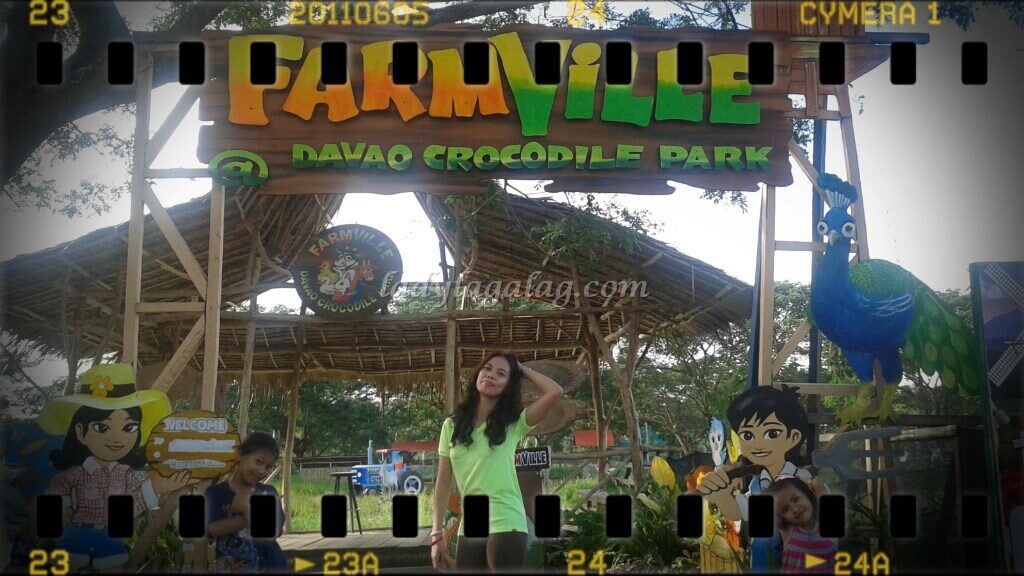 Chanelling the kid in me by taking pictures in the Farmville of the known Davao tourist spot