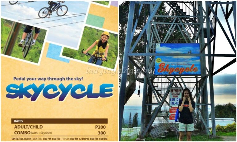 Skycycle is one of the Davao tourist spots that can be found in Eden Nature Park