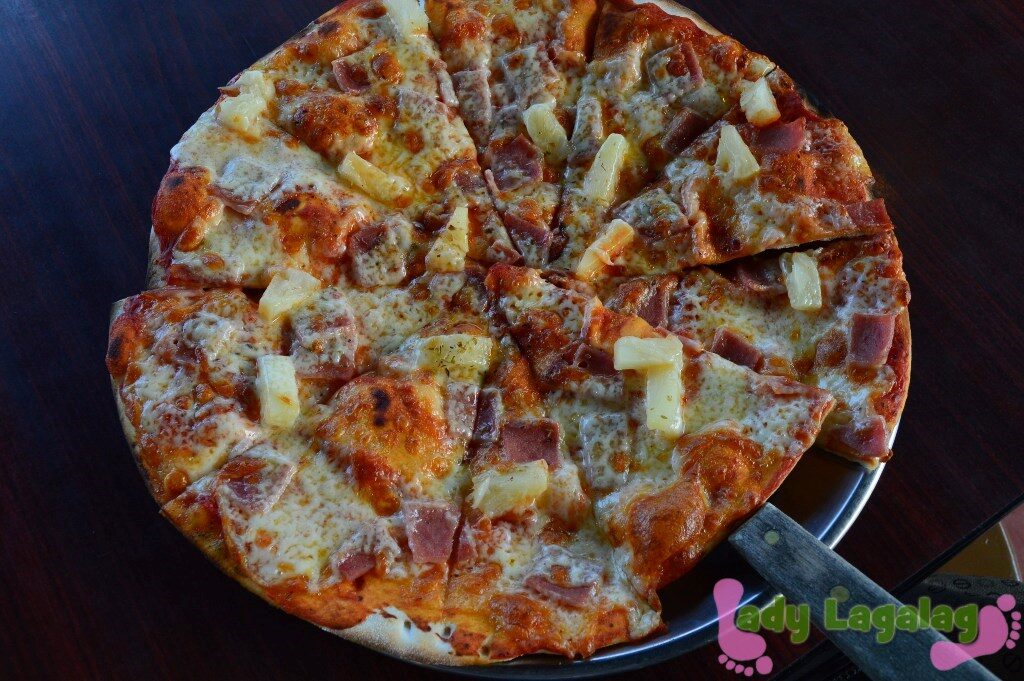 Pizza from one of the restaurants in Tagaytay