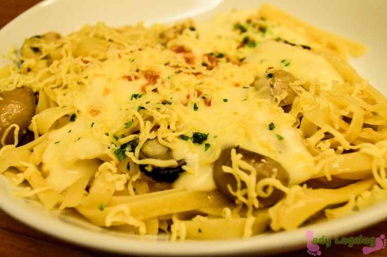 Pasta is also offered in Conti’s, restaurant in Katipunan