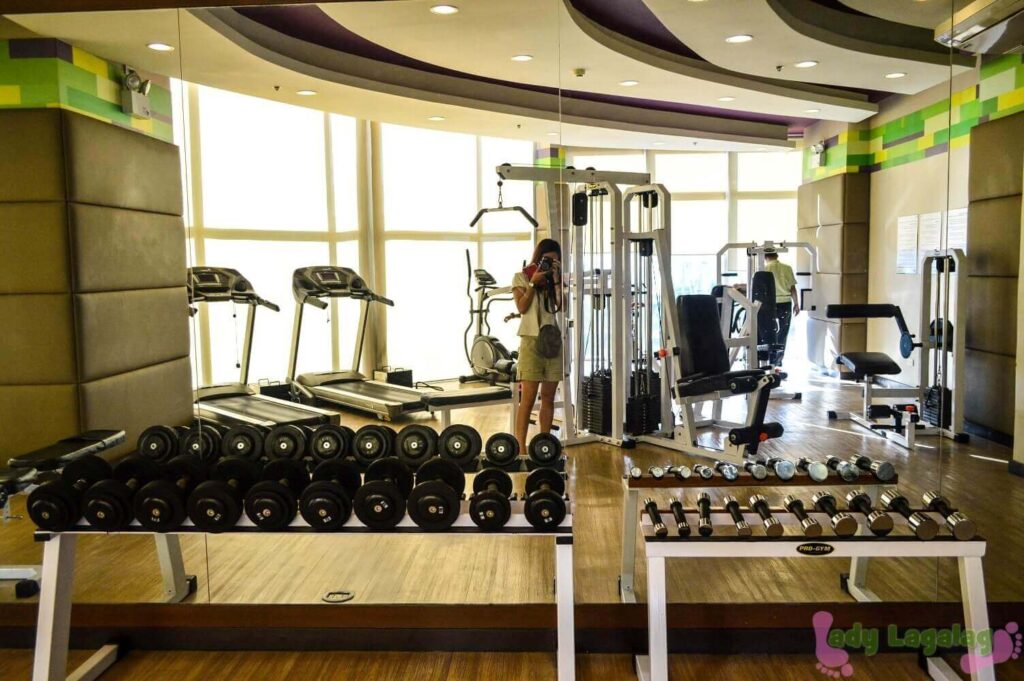 Gym at the hotel in Ortigas
