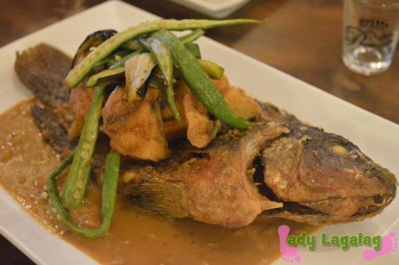 Healthy and delicious fish dish from one of the restaurants in MOA