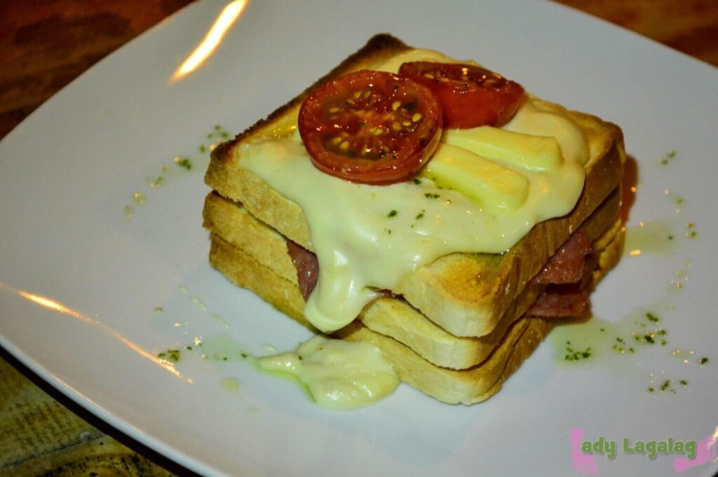 Croque Monsieur never goes wrong to this restaurant in Kapitolyo!
