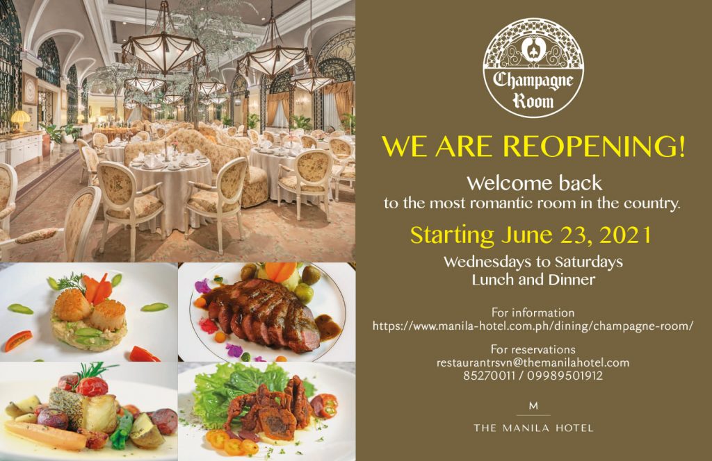 Manila Restaurants -Champagne Room