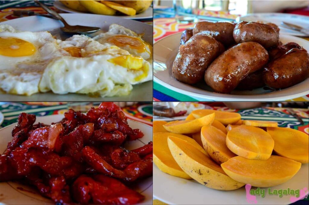 Buffet breakfast in Punta del Este, Puerto Galera resort
