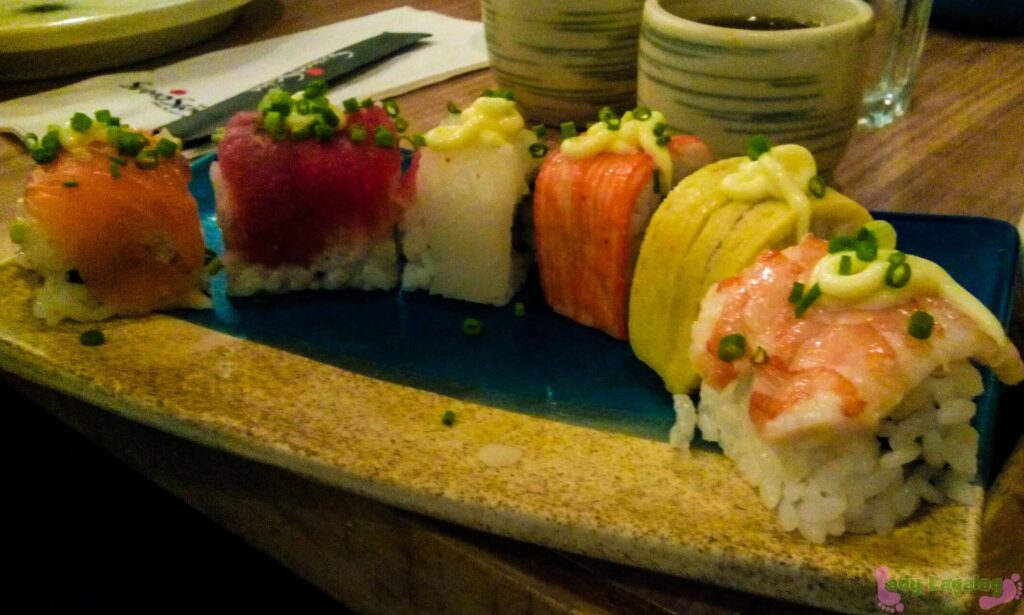 This restaurant in SM North has this colorful roll!