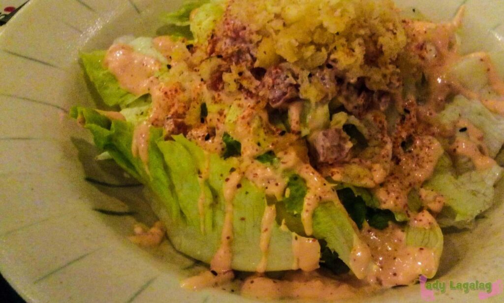 Spicy Tuna Salad at Sumo Sam – restaurant in SM North.