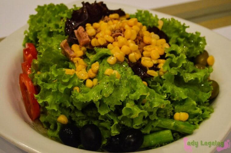 The Ensalada Tapella, offered at one of the restaurants in Greenbelt