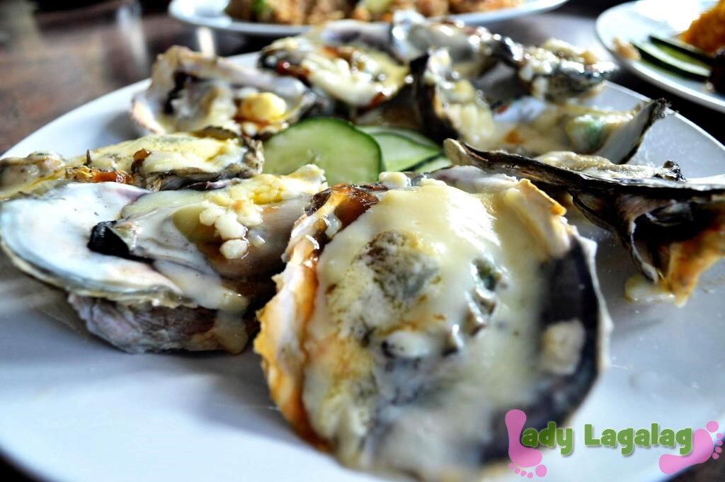 Baked Oysters to satiate your seafood cravings brought to you from a restaurant in Mindanao Avenue