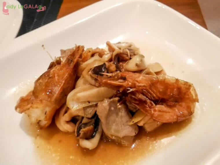 Seafood Teppanyaki that can be found at this restaurant in SM Jazz