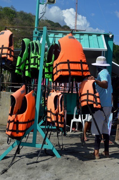 Life Jacket is given to any participants to avoid accidents at this resort in Zambales