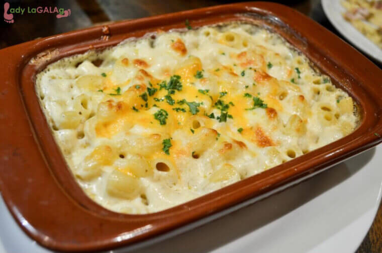 you can never go wrong trying the truffle mac and cheese at this restaurant in Ayala the 30th