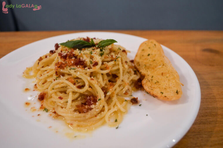 Aglio Olio at one of the restaurants in Circuit