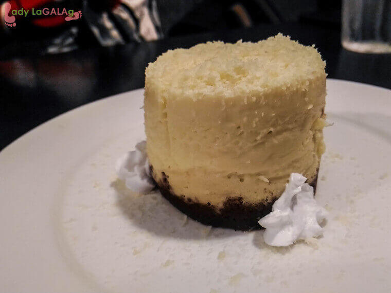 Desserts from a restaurant in Maginhawa  RBCTY White Toblerone Cheesecake