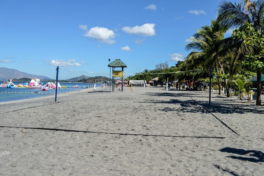 Samba Bluewater Resort with volleyball net