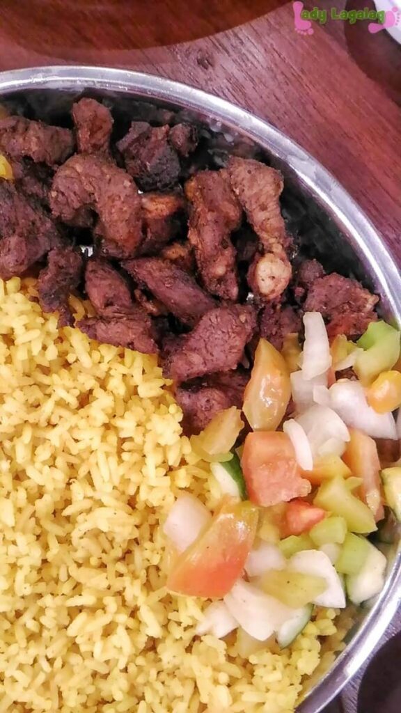 The Lamb Steak Rice Plate is the bestseller of Shawarma Bros.