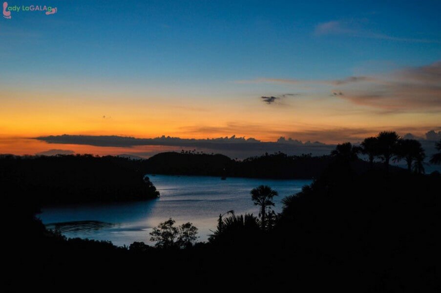 Puerto Galera resort sunset view